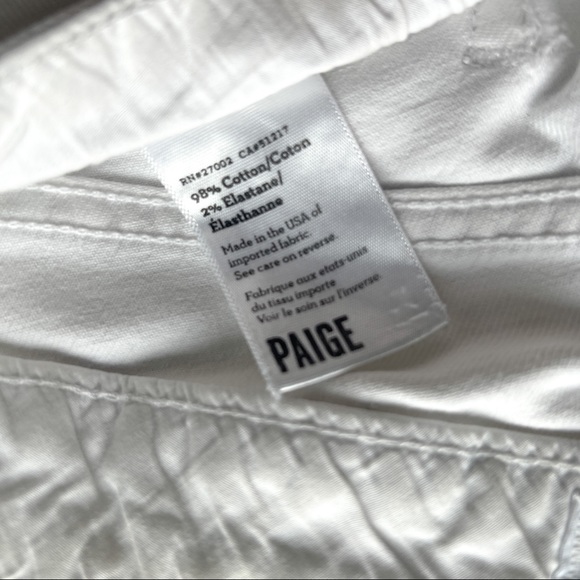 Page Ankle Jeans- Ultra White, size 27 - Picture 3 of 9